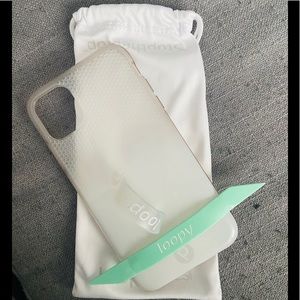 iPhone 11 White Ombré Loopy Case